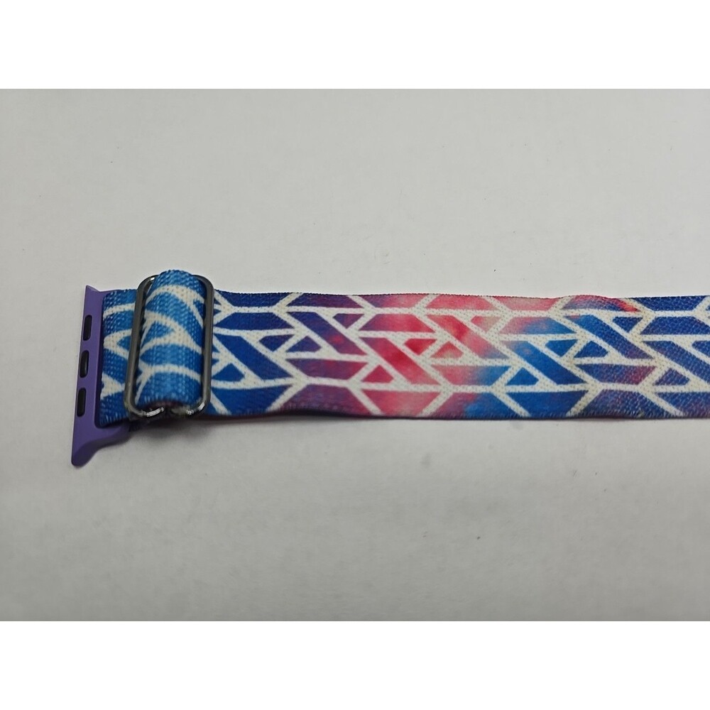 ZOX You Are Enough Apple 44mm Watch Band Elastic Adjustable Inspirational Purple